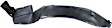 Front, Driver Side Fender Liner