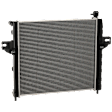 Radiator, 4.0L Engine, Aluminum Core, Plastic Tank