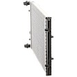 Radiator, 1.8L/1.9L/2.0L/2.5L/2.8L/3.2L Engines, Aluminum Core, Plastic Tank