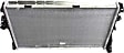 1999-2000 BMW 528i - Radiator, 2.5L/2.8L/3.0L/4.4L Engines, Manual Transmission, Aluminum Core, Plastic Tank