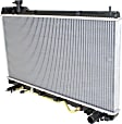 Radiator, 2.0L Engine, Aluminum Core, Plastic Tank