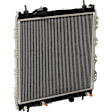 2001-2010 Chrysler PT Cruiser - Radiator, 2.4L Engine, Non-Turbocharged, Aluminum Core, Plastic Tank