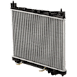 Radiator, 1.5L Engine, Automatic or Manual Transmission, Aluminum Core, Plastic Tank