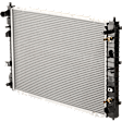 Radiator, 2.0L/2.3L Engines, With Transmission Cooler, Aluminum Core, Plastic Tank