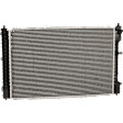 Radiator, 2.0L/2.3L Engines, With Transmission Cooler, Aluminum Core, Plastic Tank