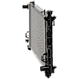 2001-2004 Chrysler Town & Country - Radiator, 3.3L/3.8L Engines, Aluminum Core, Plastic Tank