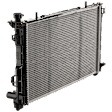 2001-2004 Chrysler Town & Country - Radiator, 3.3L/3.8L Engines, Aluminum Core, Plastic Tank