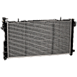 2001-2004 Chrysler Town & Country - Radiator, 3.3L/3.8L Engines, Aluminum Core, Plastic Tank
