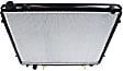 Radiator, 3.4L/4.0L Engines, Aluminum Core, Plastic Tank