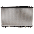 Radiator, 3.0L Engine, Standard Duty Cooling, 5/8 in. Core Thickness, Aluminum Core, Plastic Tank