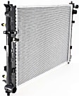 2000 Mazda MPV ES - Radiator, For Models Without Height Control Suspension, 6 Cyl 2.5L