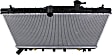 Radiator, 1.5L/1.6L Engines, Automatic Transmission, Aluminum Core, Plastic Tank