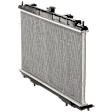 2000-2006 Nissan Sentra - Radiator, 1.8L Engine, Base/CA/GXE/S/XE Models, Automatic Transmission, Aluminum Core, Plastic Tank