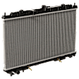 2000-2006 Nissan Sentra - Radiator, 1.8L Engine, Base/CA/GXE/S/XE Models, Automatic Transmission, Aluminum Core, Plastic Tank