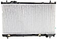 Radiator, 2.0L Engine, Automatic or Manual Transmission, Aluminum Core, Plastic Tank