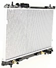 Radiator, 2.0L Engine, Automatic or Manual Transmission, Aluminum Core, Plastic Tank