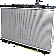 Radiator, 2.4L/2.7L Engines, Standard Duty Cooling, Aluminum Core, Plastic Tank