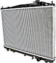 Radiator, 3.3L Engine, Supercharged, Aluminum Core, Plastic Tank