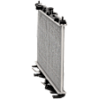 Radiator, 2.4L Engine, Aluminum Core, Plastic Tank