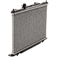 Radiator, 2.4L Engine, Aluminum Core, Plastic Tank
