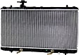 Radiator, 2.0L/2.3L Engines, Automatic or Manual Transmission, Aluminum Core, Plastic Tank