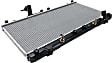 Radiator, 2.0L/2.3L Engines, Automatic or Manual Transmission, Aluminum Core, Plastic Tank