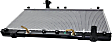 Radiator, 2.0L/2.3L Engines, Automatic or Manual Transmission, Aluminum Core, Plastic Tank