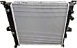 Radiator, 2.3L Engine, Automatic or Manual Transmission, Aluminum Core, Plastic Tank
