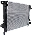 Radiator, 3.7L/4.7L Engines, Aluminum Core, Plastic Tank, SLT Model