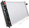 Radiator, 2.2L Engine, With Automatic and Manual Transmission, Aluminum Core, Plastic Tank
