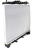 Radiator, 3.2L Engine, Aluminum Core, Plastic Tank