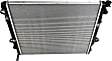 2007-2014 Toyota FJ Cruiser - Radiator, 4.0L Engine, Aluminum Core, Plastic Tank