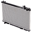 Radiator, 3.5L Engine, Dual Fan Type, Aluminum Core, Plastic Tank