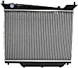 2003-2006 Ford Expedition - Radiator, 4.6L/5.4L Engines, Aluminum Core, Plastic Tank, (DownFlow Type)