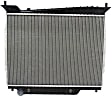2003-2006 Ford Expedition - Radiator, 4.6L/5.4L Engines, Aluminum Core, Plastic Tank, (DownFlow Type)