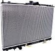 Radiator, 2.4L Engine, Automatic or Manual Transmission, Aluminum Core, Plastic Tank