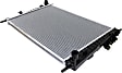 Radiator, 2.5L/3.0L Engines, Aluminum Core, Plastic Tank