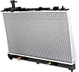 Radiator, 2.3L Engine, Aluminum Core, Plastic Tank