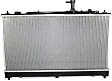 Radiator, 2.3L Engine, Aluminum Core, Plastic Tank