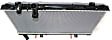 Radiator, 2.3L Engine, Aluminum Core, Plastic Tank