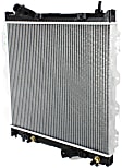 Radiator, 2.4L Engine, Turbocharged, Aluminum Core, Plastic Tank