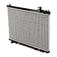 2003-2008 Infiniti FX35 - Radiator, 3.5L Engine, Aluminum Core, Plastic Tank