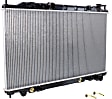 Radiator, 3.5L Engine, 4 Speed, Automatic Transmission, Aluminum Core, Plastic Tank