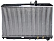 Radiator, 1.3L Engine, Automatic or Manual Transmission, Aluminum Core, Plastic Tank