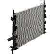 Radiator, 2.0L/2.3L Engines, Aluminum Core, Plastic Tank
