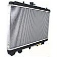 Radiator, 1.6L Engine, Automatic or Manual Transmission, Aluminum Core, Plastic Tank