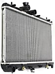 Radiator, 2.0L/2.5L Engines, WRX Model, Turbocharged, Automatic or Manual Transmission, Aluminum Core, Plastic Tank