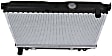 2004-2012 GMC Canyon - Radiator, 2.8L/2.9L/3.5L/3.7L Engines, Automatic or Manual Transmission, Aluminum Core, Plastic Tank