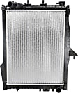 Radiator, 3.7L/4.7L Engines, Aluminum Core, Plastic Tank