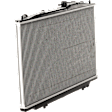 Radiator, 3.2L Engine, Aluminum Core, Plastic Tank